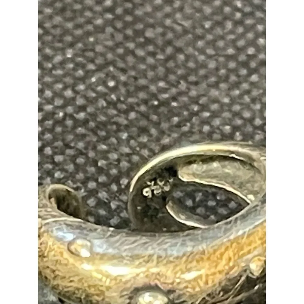 Solid Sterling Silver Avant Garde Ring